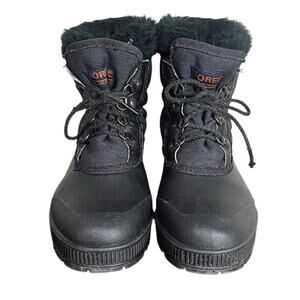 Sorel Black Lace-Up Winter Boots